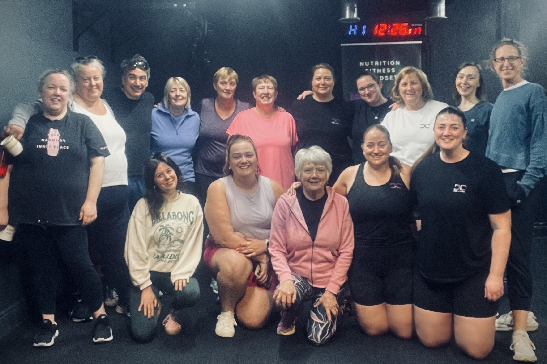 Members training together at DC Health & Fitness