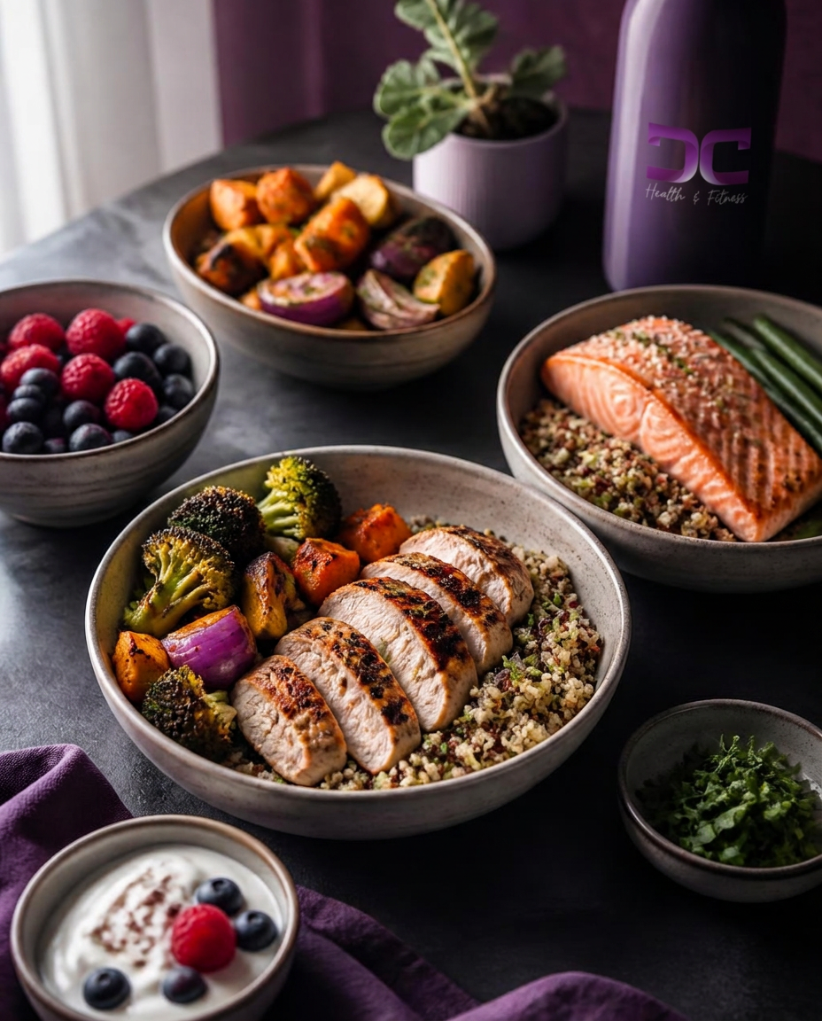 Balanced, protein-rich meals - nutrition coaching at DC Health & Fitness